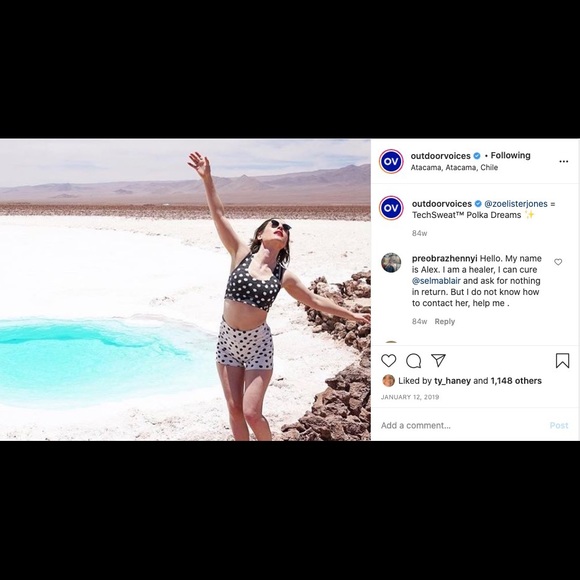 Outdoor Voices Pants - Outdoor voices techsweat flex shorts in polka dot